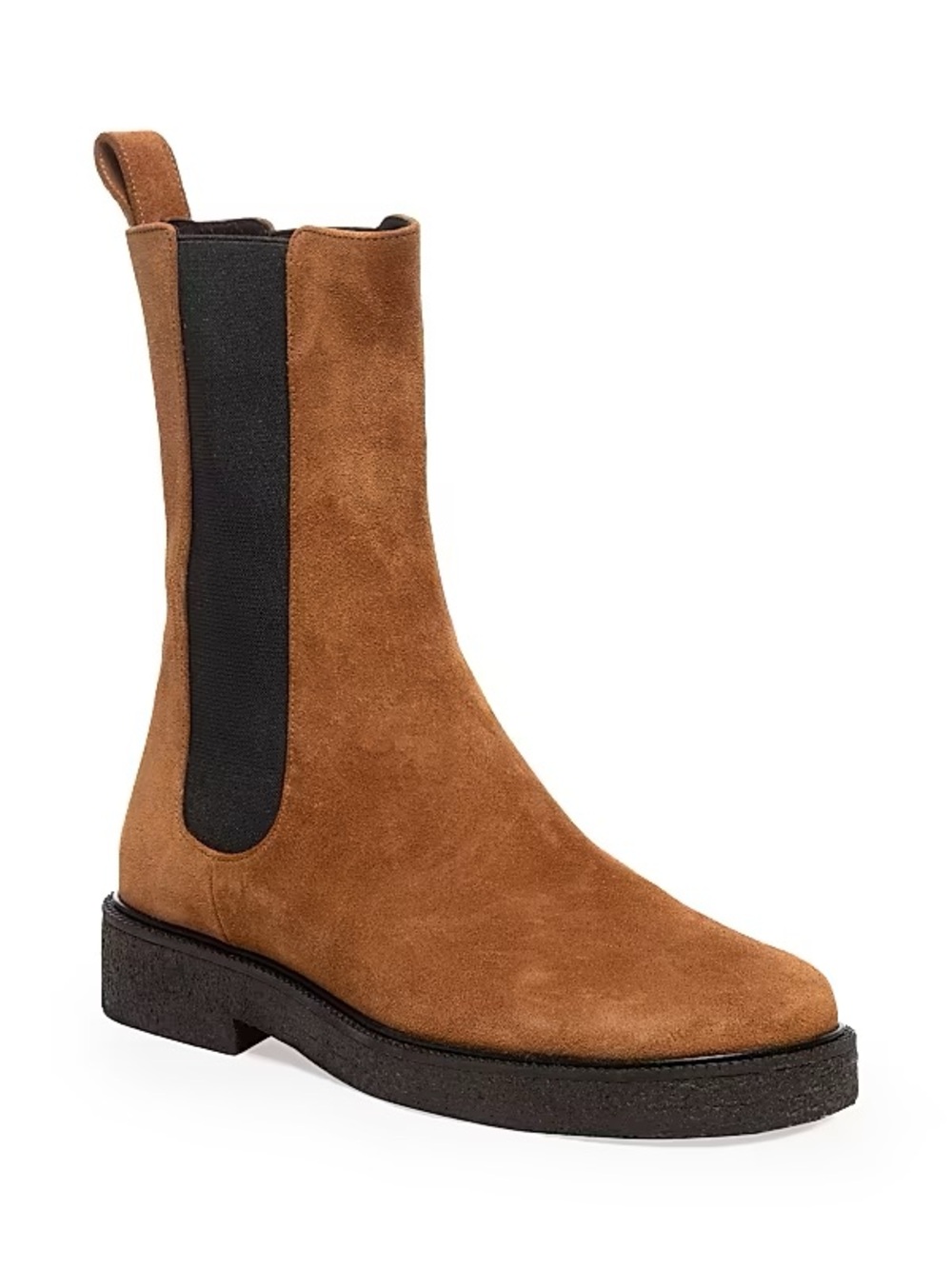 NWT Staud Palamino Suede Chelsea Boots in Tan & Black Size 39 (Fits an 8.5/9)